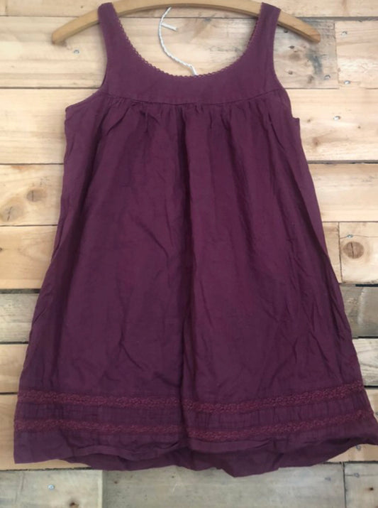 Burgundy lace top